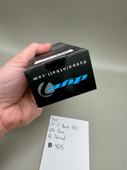 Dye CF-S Back-NOS 684 Bore AC Thread-Black