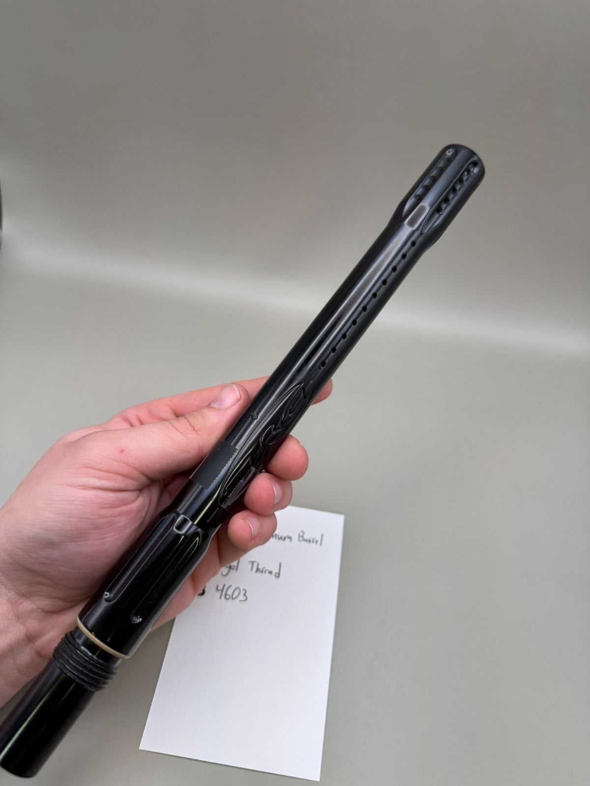 Dye 12 inch Aluminum Barrel 688 Bore Old Angel Thread-Black