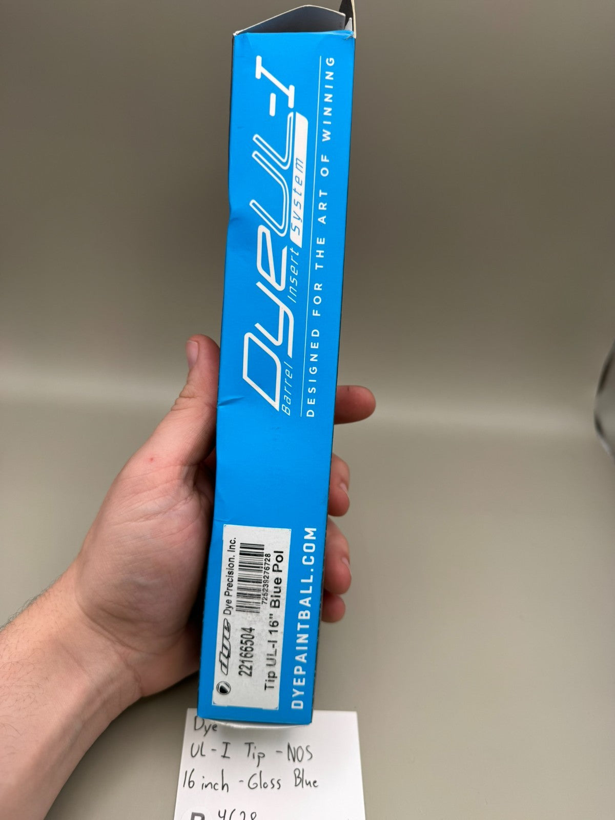 Dye UL-I Tip -NOS 16 inch-Gloss Blue