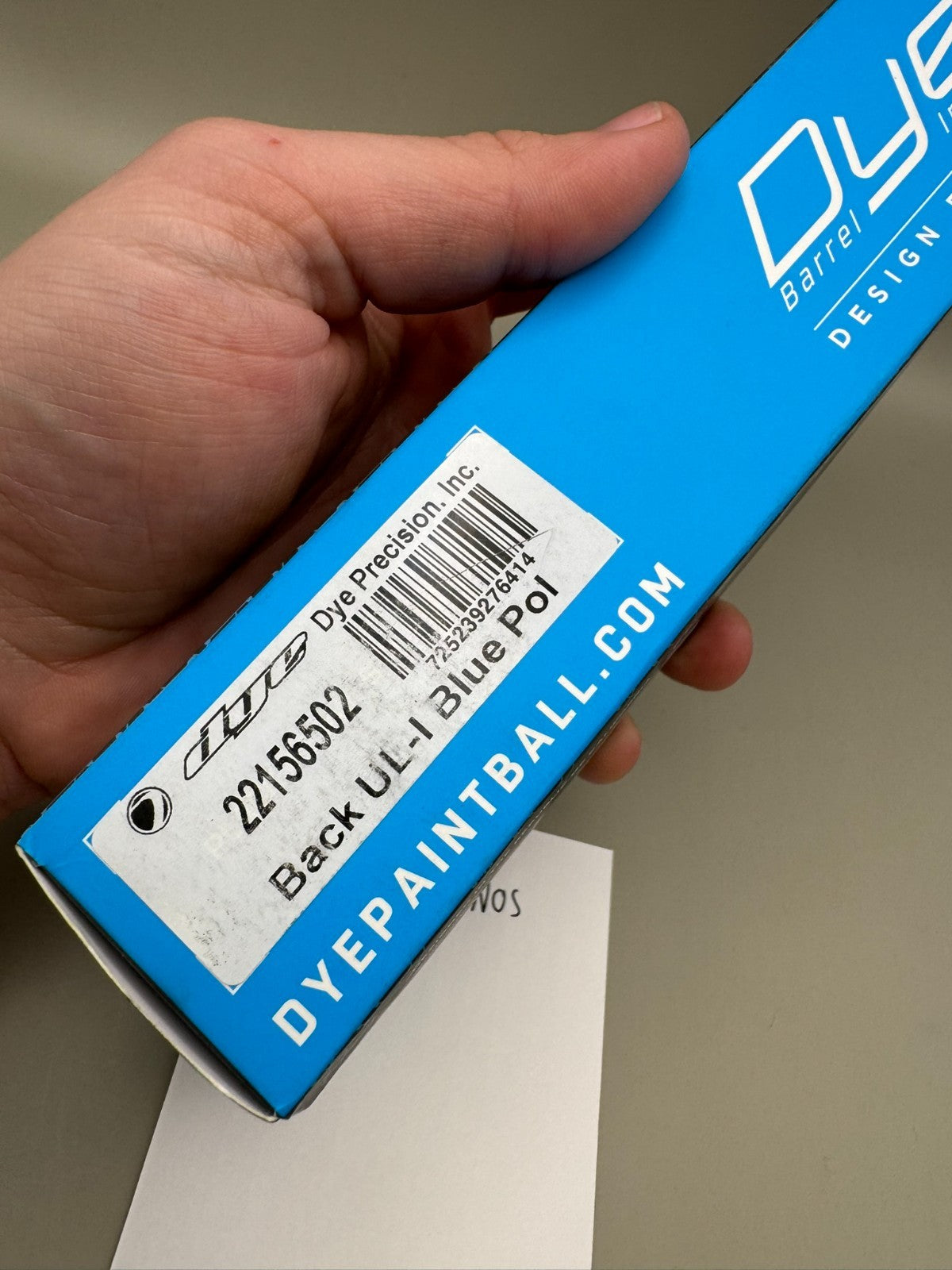 Dye UL-I  Back-NOS Gloss Blue