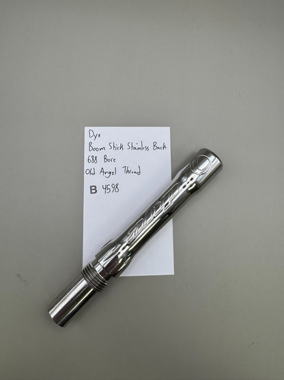 Dye Boom Stick Stainless Back 688 Bore Old Angel Thread