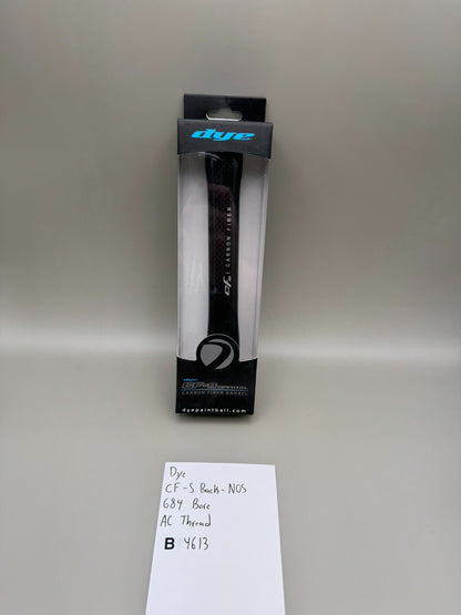 Dye CF-S Back-NOS 684 Bore AC Thread-Black