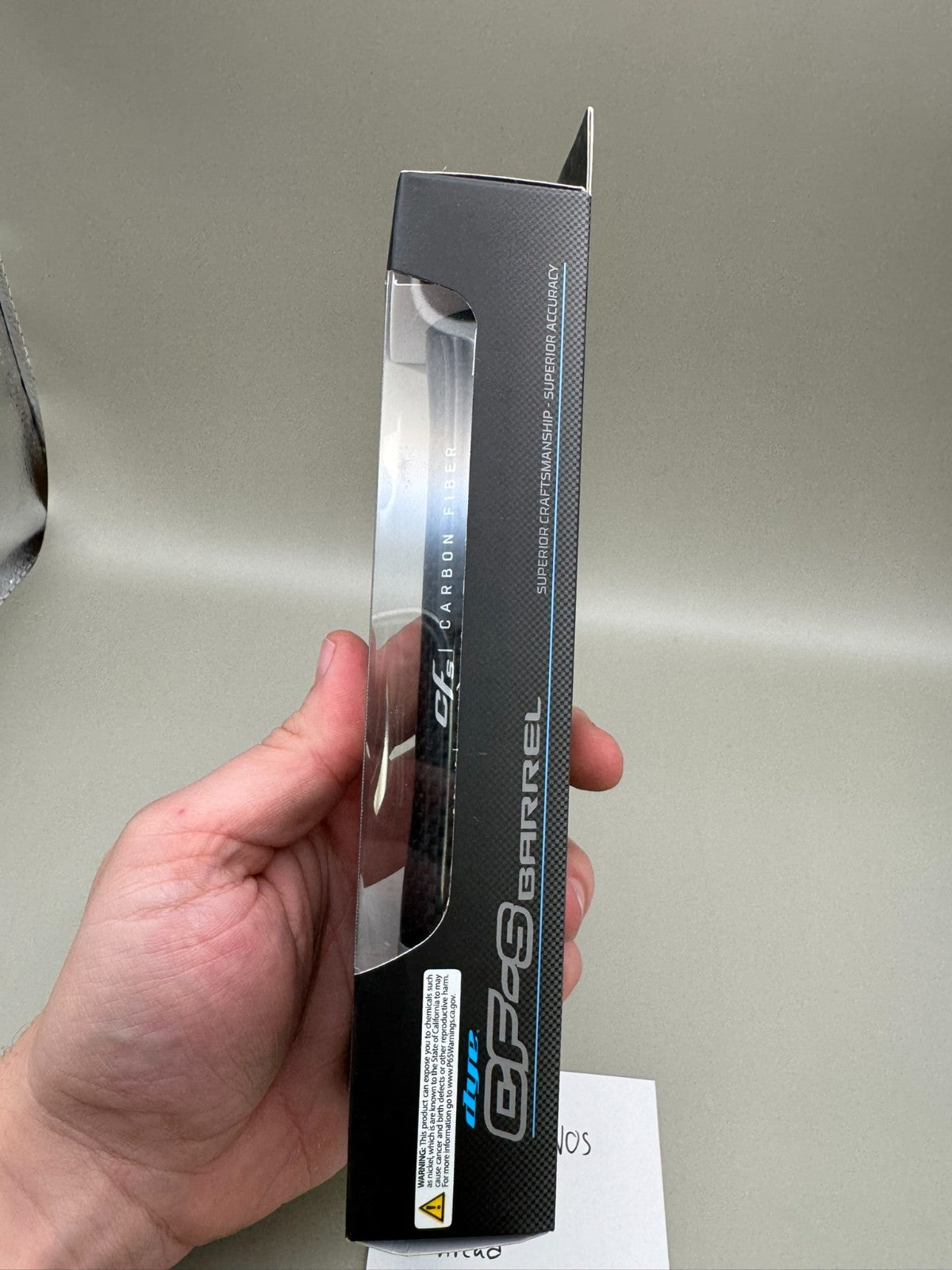 Dye CF-S Back-NOS 684 Bore AC Thread-Black