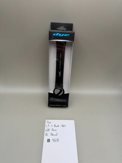 Dye CF-S Back-NOS 680 Bore AC Thread-Black