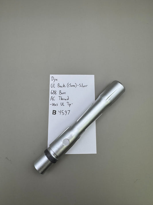 Dye UL Back (clone)- Silver 688 Bore AC Thread-uses UL Tip-