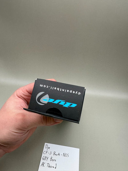 Dye CF-S Back-NOS 684 Bore AC Thread-Black