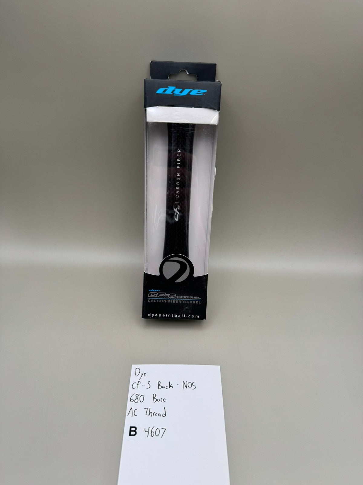 Dye CF-S Back-NOS 680 Bore AC Thread-Black