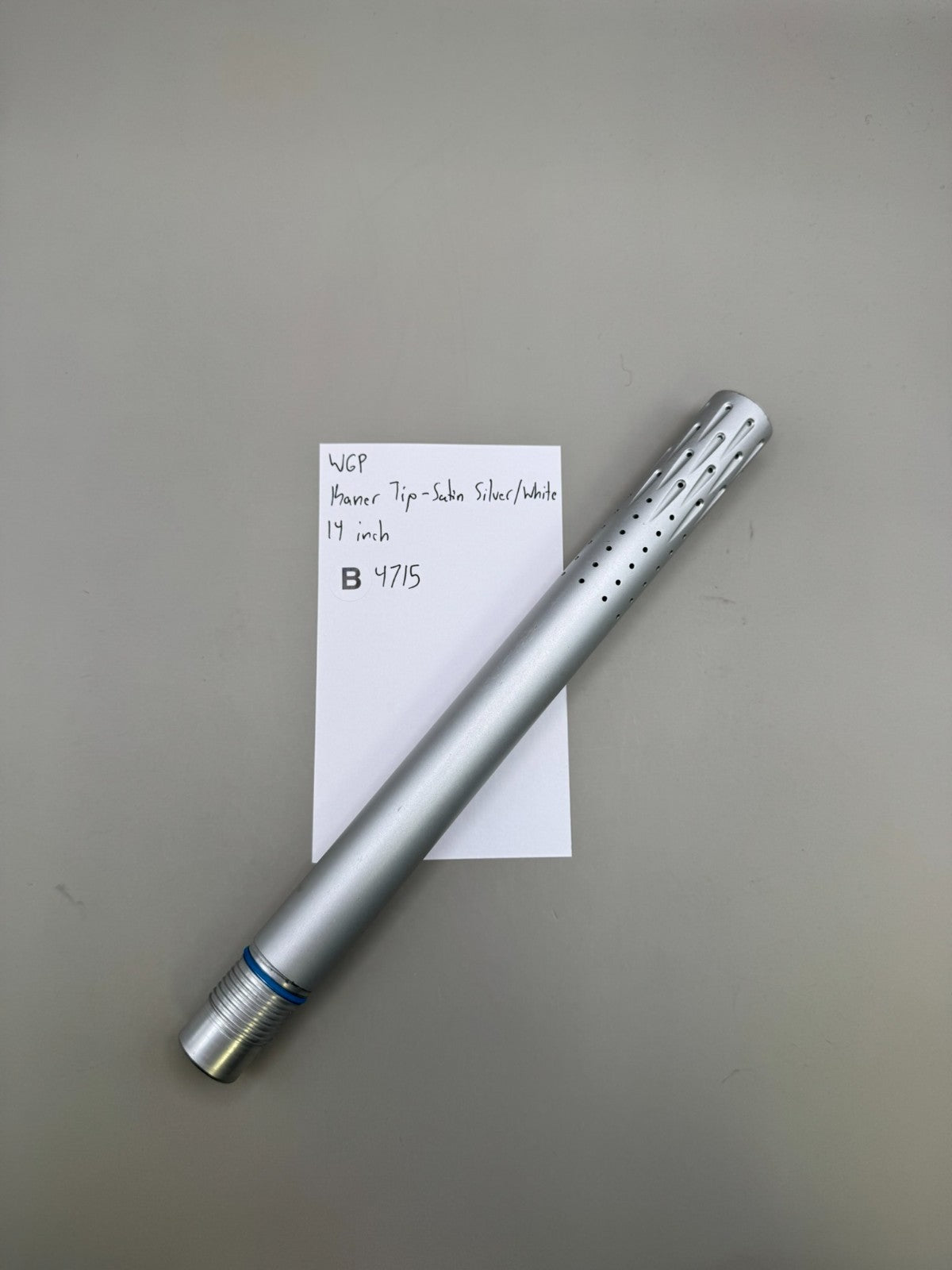 WGP Kaner Tip-Satin Silver/White 14 inch