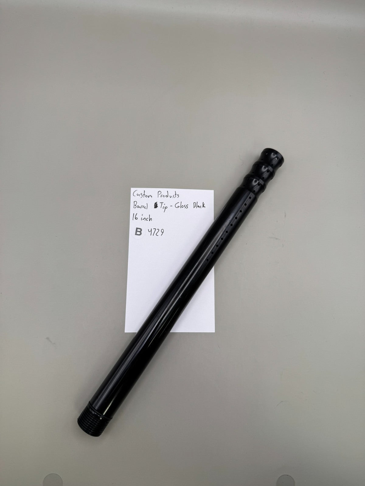 Custom Products Barrel Tip-Gloss Black 16 inch