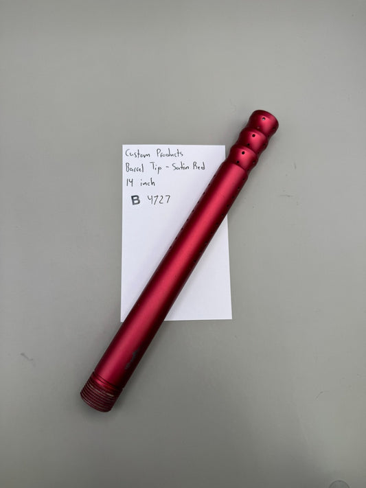 Custom Products Barrel Tip-Satin Red 14 inch