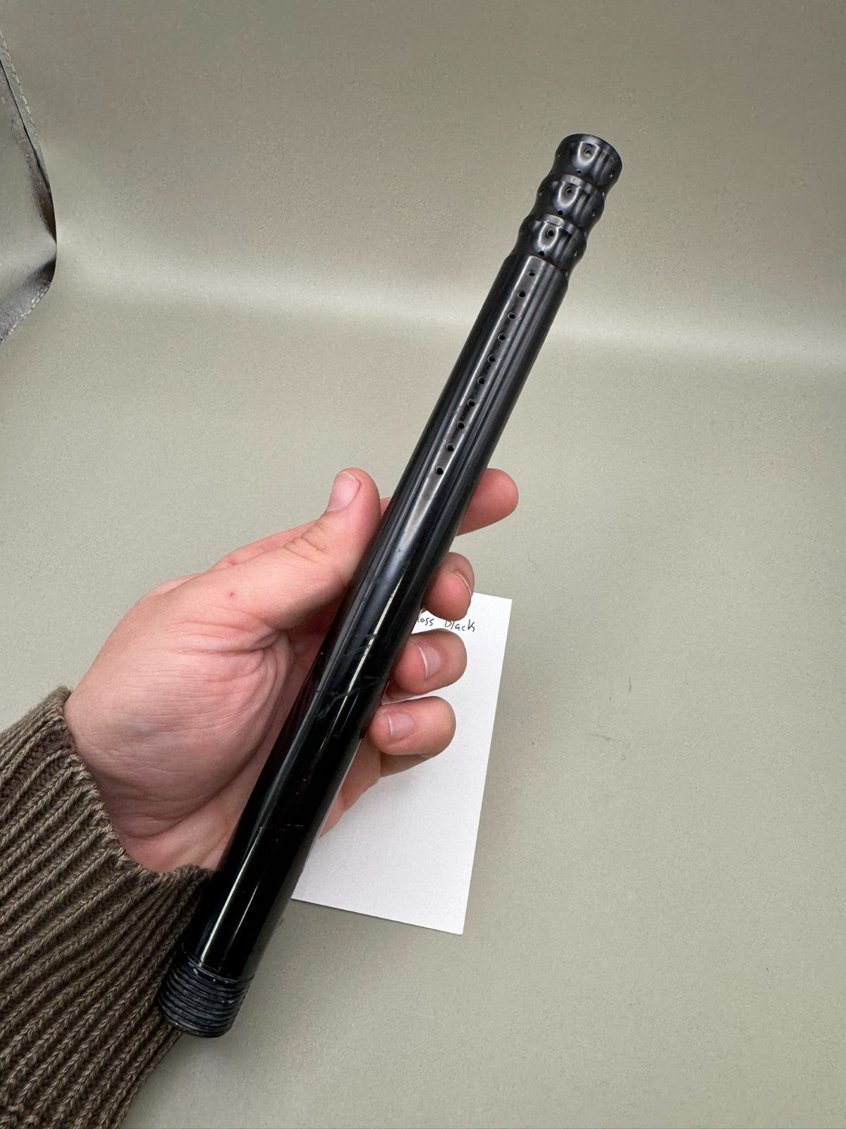 Custom Products Barrel Tip-Gloss Black 16 inch