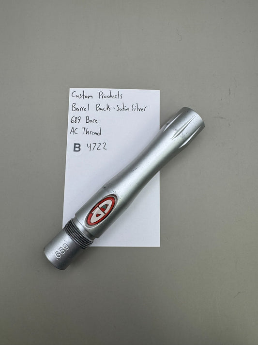 Custom Products Barrel Back-Satin Silver 689 Bore AC Thread