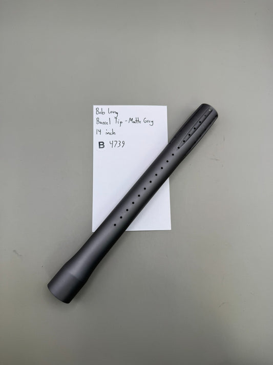 Bob Long Barrel Tip-Matte Grey 14 inch