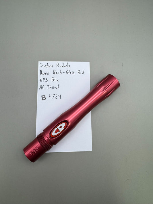 Custom Products Barrel Back-Gloss Red 693 Bore AC Thread