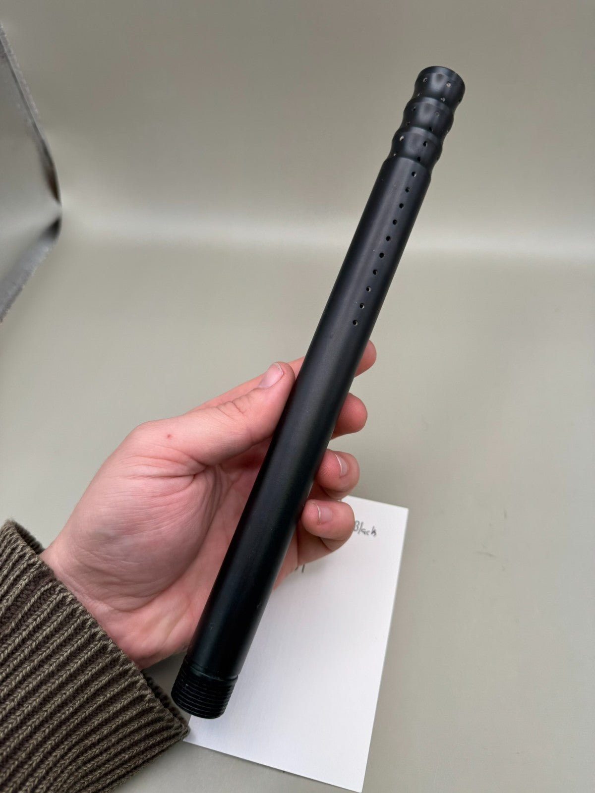 Custom Products Barrel Tip-Satin Black 16 inch