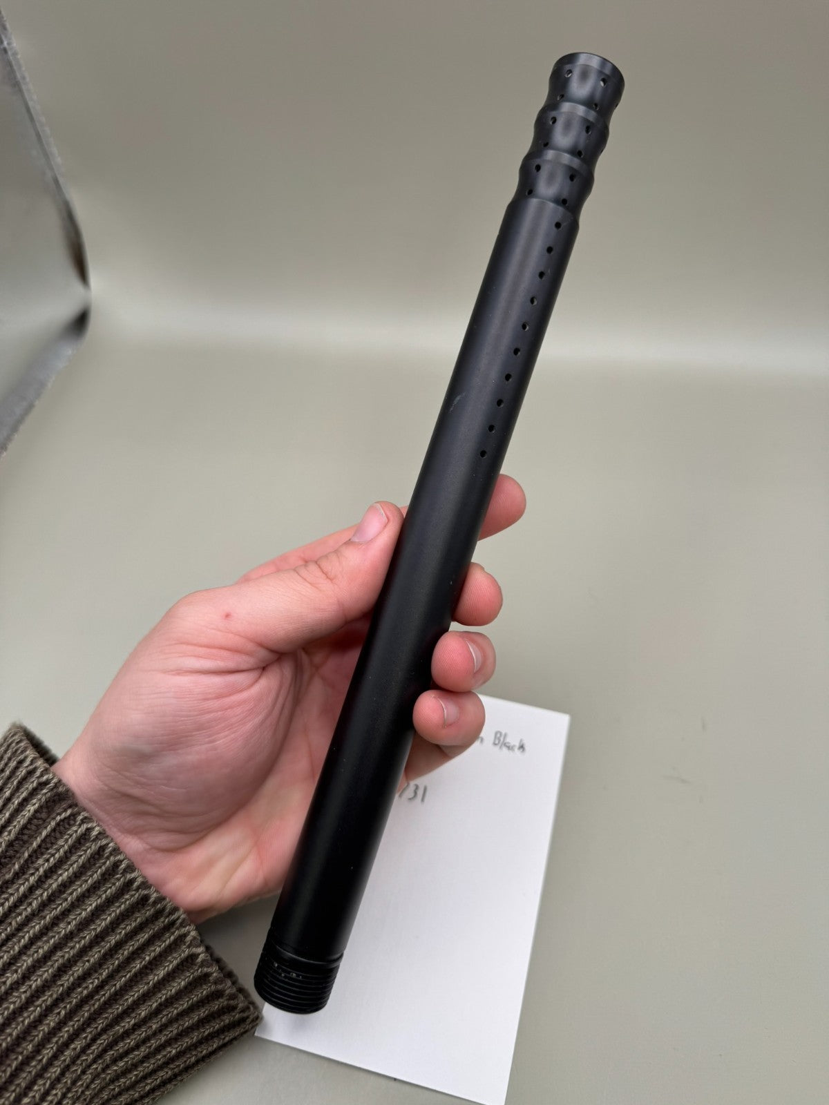 Custom Products Barrel Tip-Satin Black 16 inch