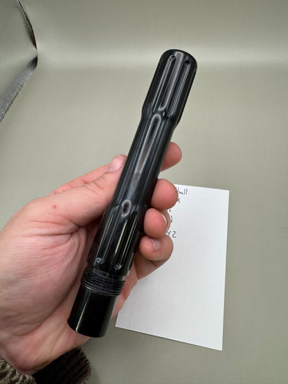 JJ Paintball Barrel Back 690 Bore AC Thread-Gloss Black