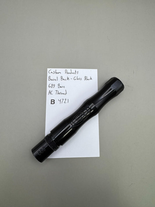 Custom Products Barrel Back-Gloss Black 689 Bore AC Thread