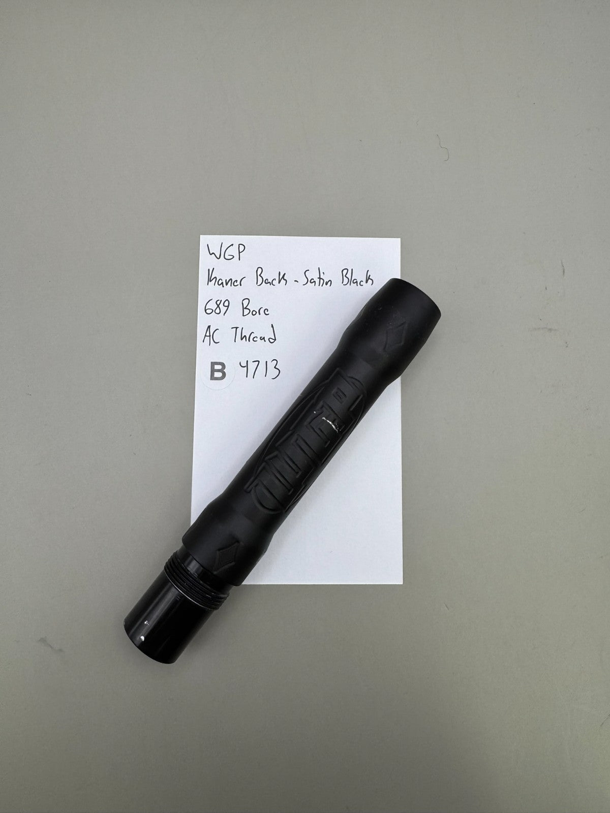 WGP Kaner Back-Satin Black 689 Bore AC Thread