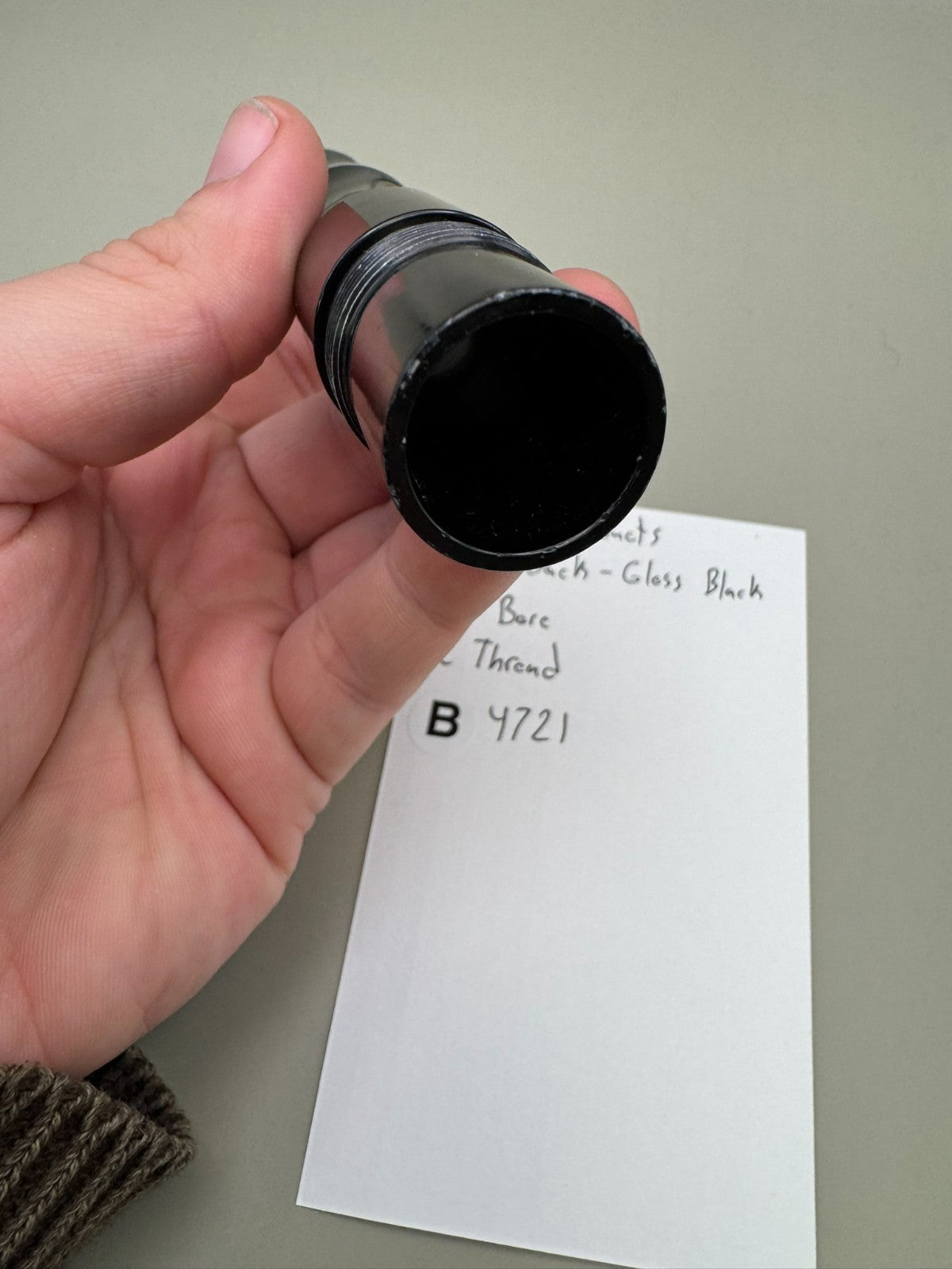 Custom Products Barrel Back-Gloss Black 689 Bore AC Thread