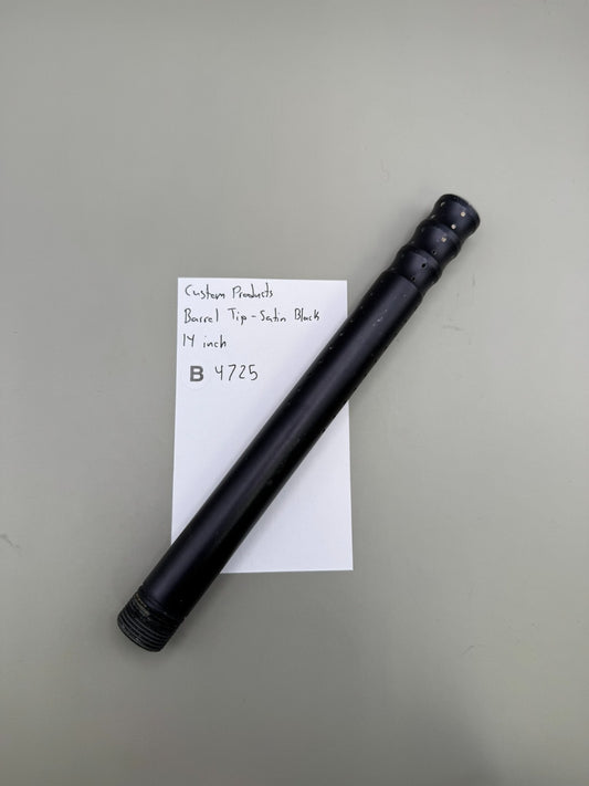Custom Products Barrel Tip-Satin Black 14 inch