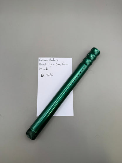 Custom Products Barrel Tip-Gloss Green 14 inch