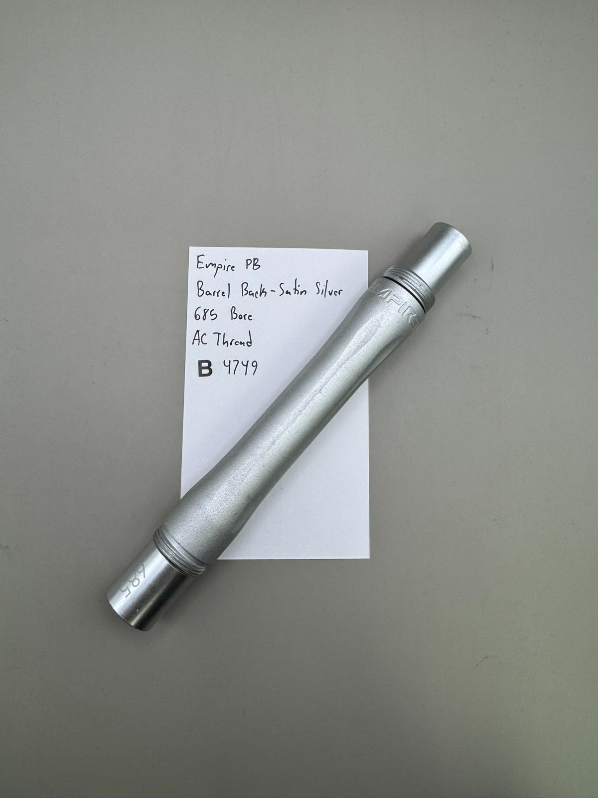 Empire PB Barrel Back-Satin Silver 685 Bore AC Thread