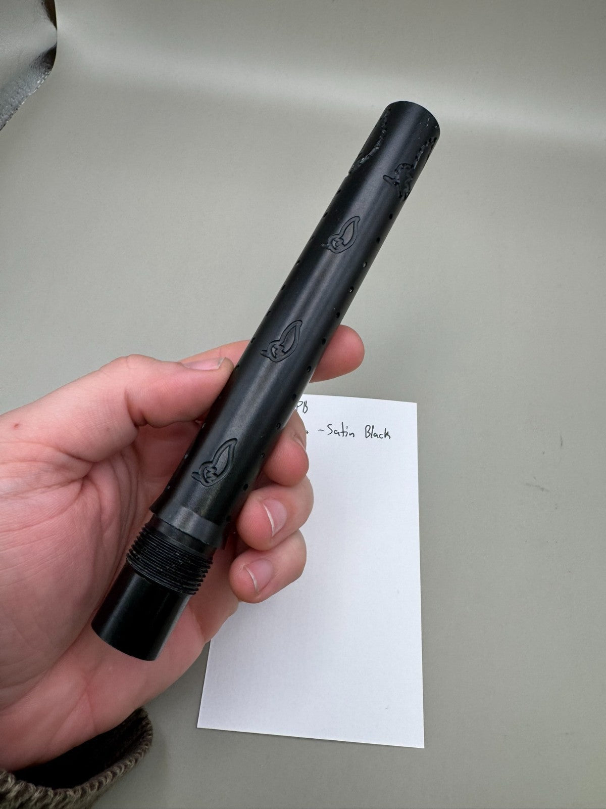Rodz PB Paintball Barrel Tip-Satin Black 14 inch