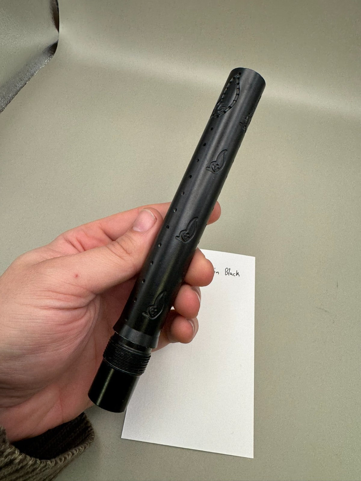 Rodz PB Paintball Barrel Tip-Satin Black 14 inch