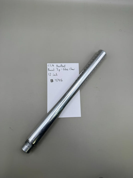 CCM Paintball Barrel Tip-Gloss Clear 12 inch