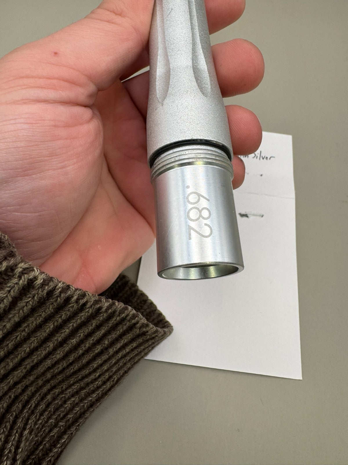 Empire PB Barrel Back-Satin Silver 682 Bore AC Thread