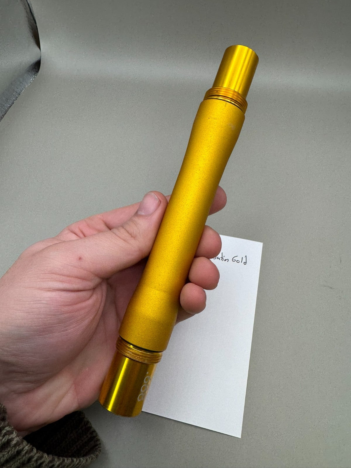 Empire PB Paintball Barrel Back-Satin Gold 688 Bore AC Thread