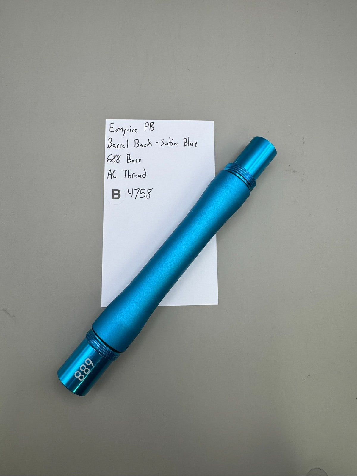 Empire PB Barrel Back-Satin Blue 688 Bore AC Thread