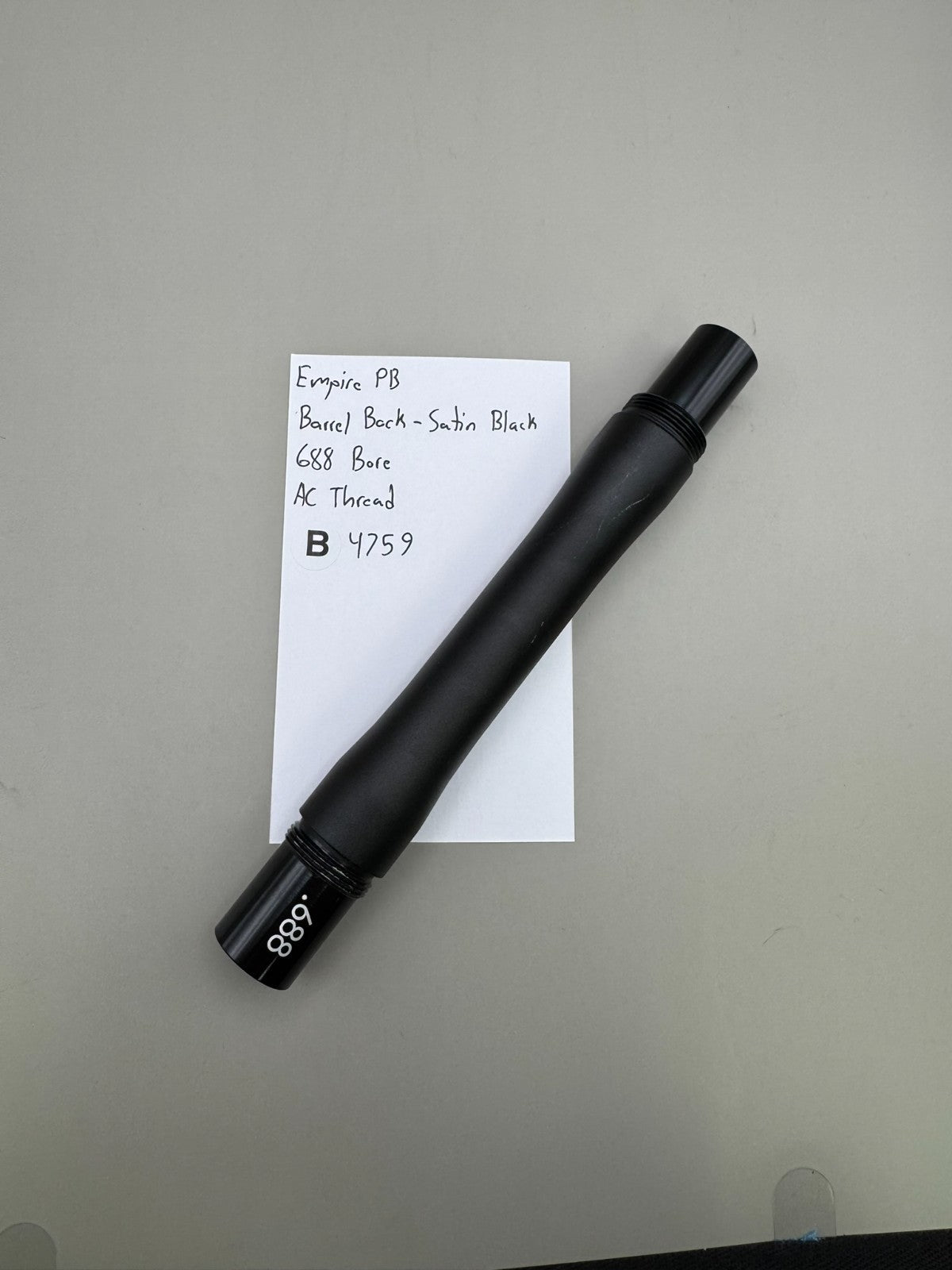Empire PB Barrel Back-Satin Black 688 Bore AC Thread