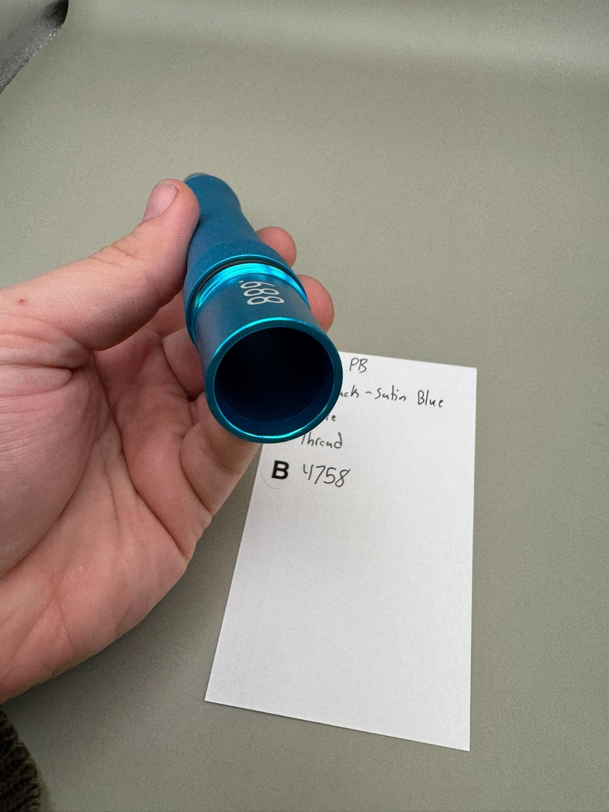 Empire PB Barrel Back-Satin Blue 688 Bore AC Thread