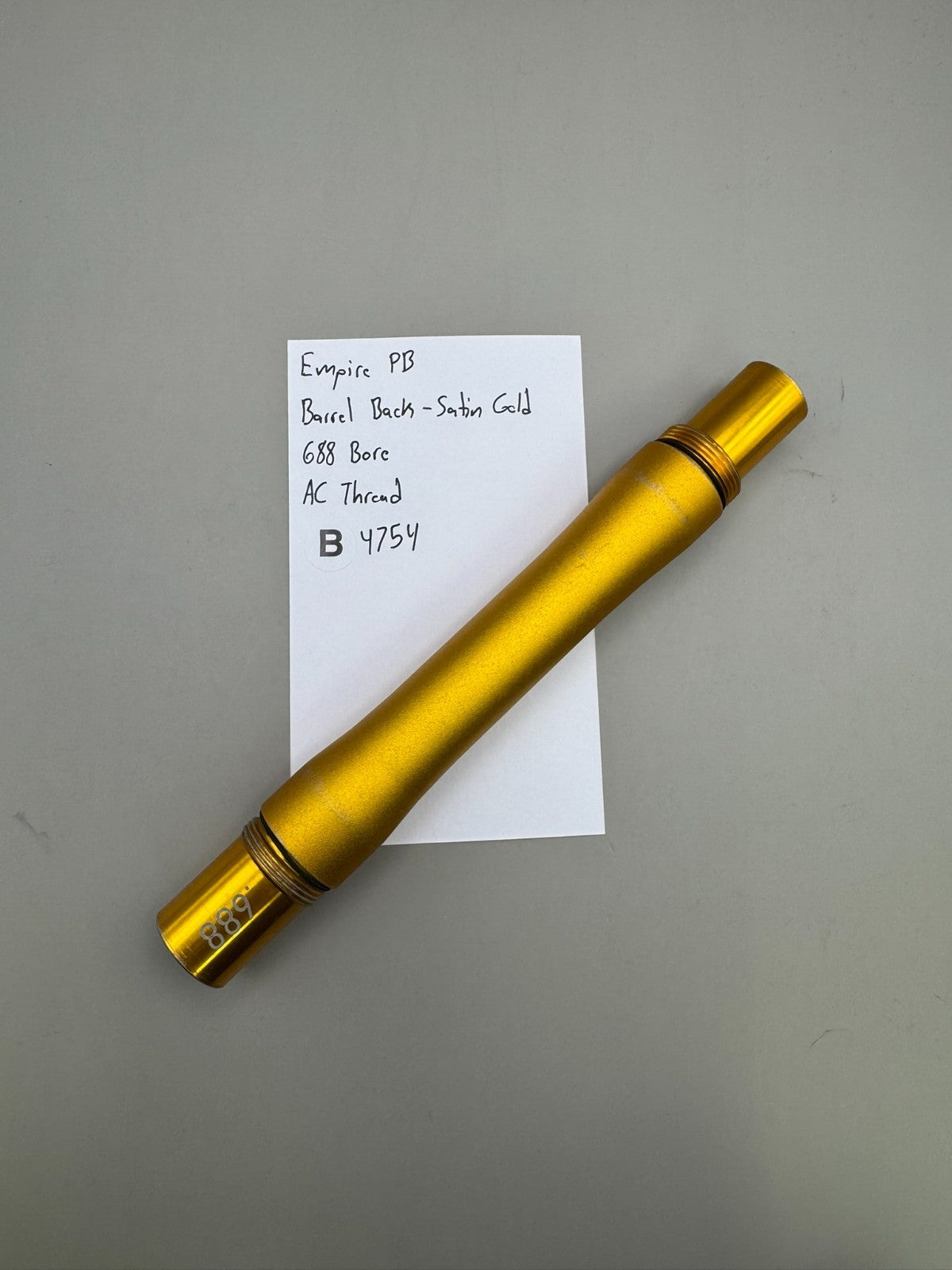 Empire PB Barrel Back-Satin Gold 688 Bore AC Thread