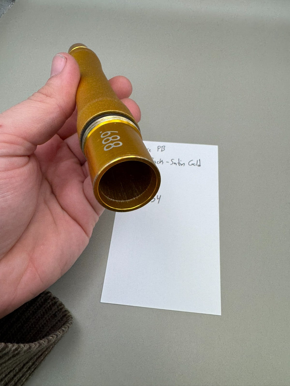 Empire PB Barrel Back-Satin Gold 688 Bore AC Thread