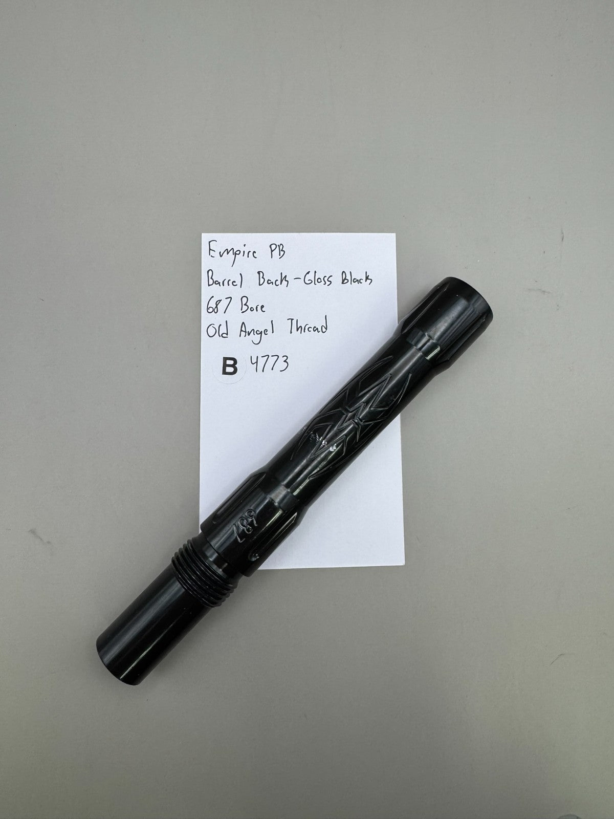 Empire PB Barrel Back-Gloss Black 687 Bore Old Angel Thread