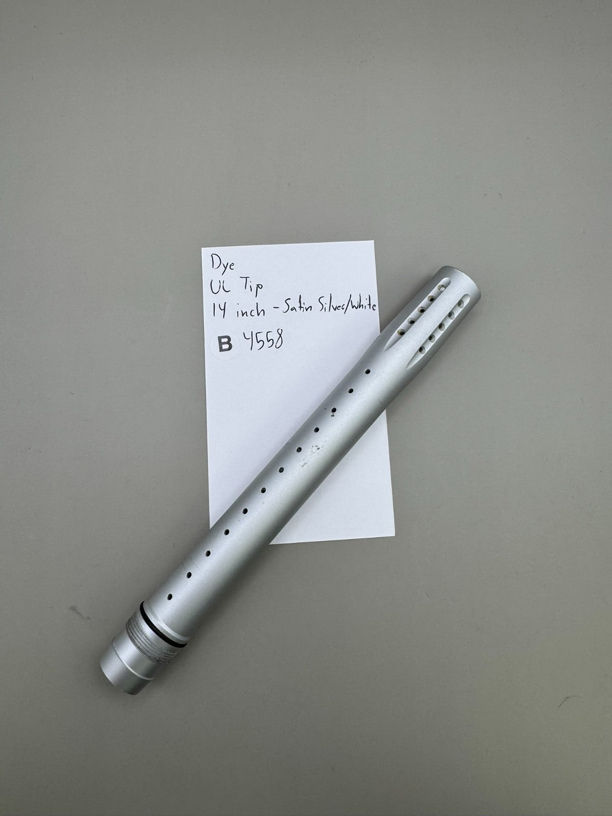 Dye UL Tip 14 inch-Satin Silver/White