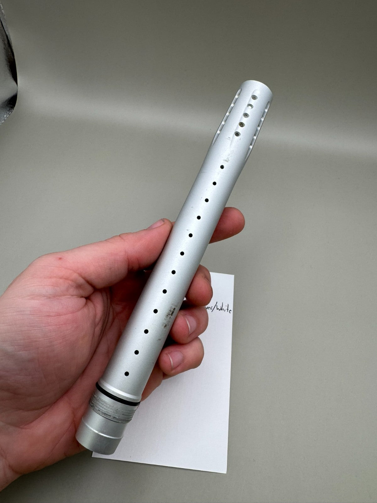 Dye UL Tip 14 inch-Satin Silver/White