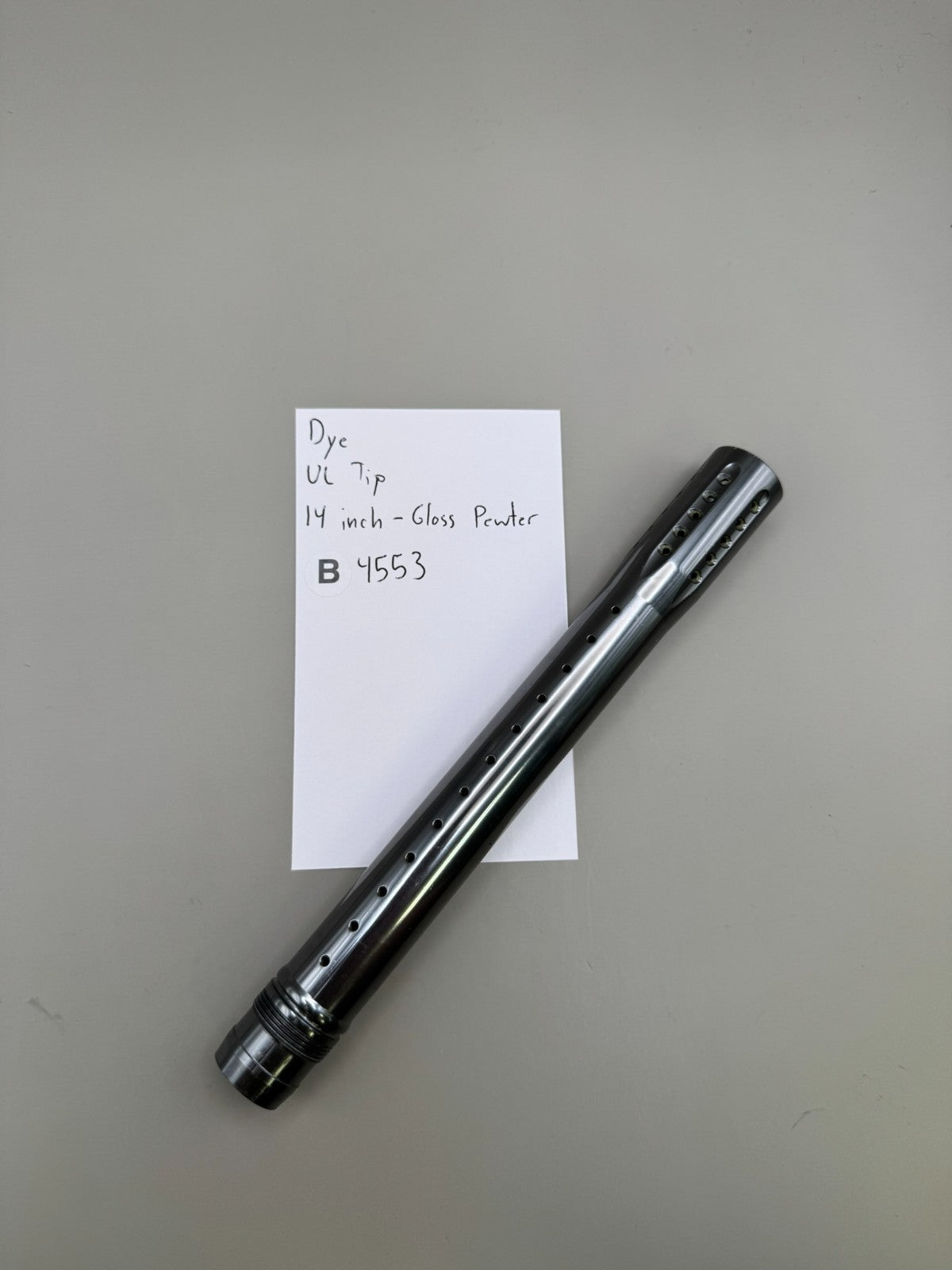 Dye UL Tip 14 inch-Gloss Pewter