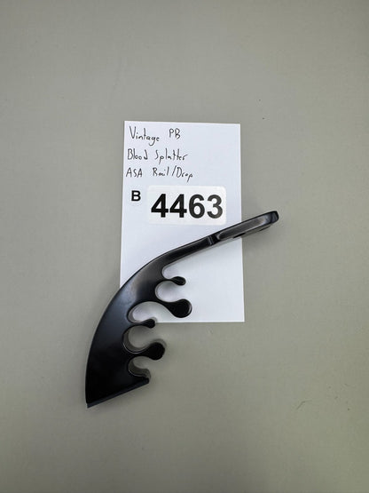 Vintage PB Blood Splatter ASA Rail/Drop-Black