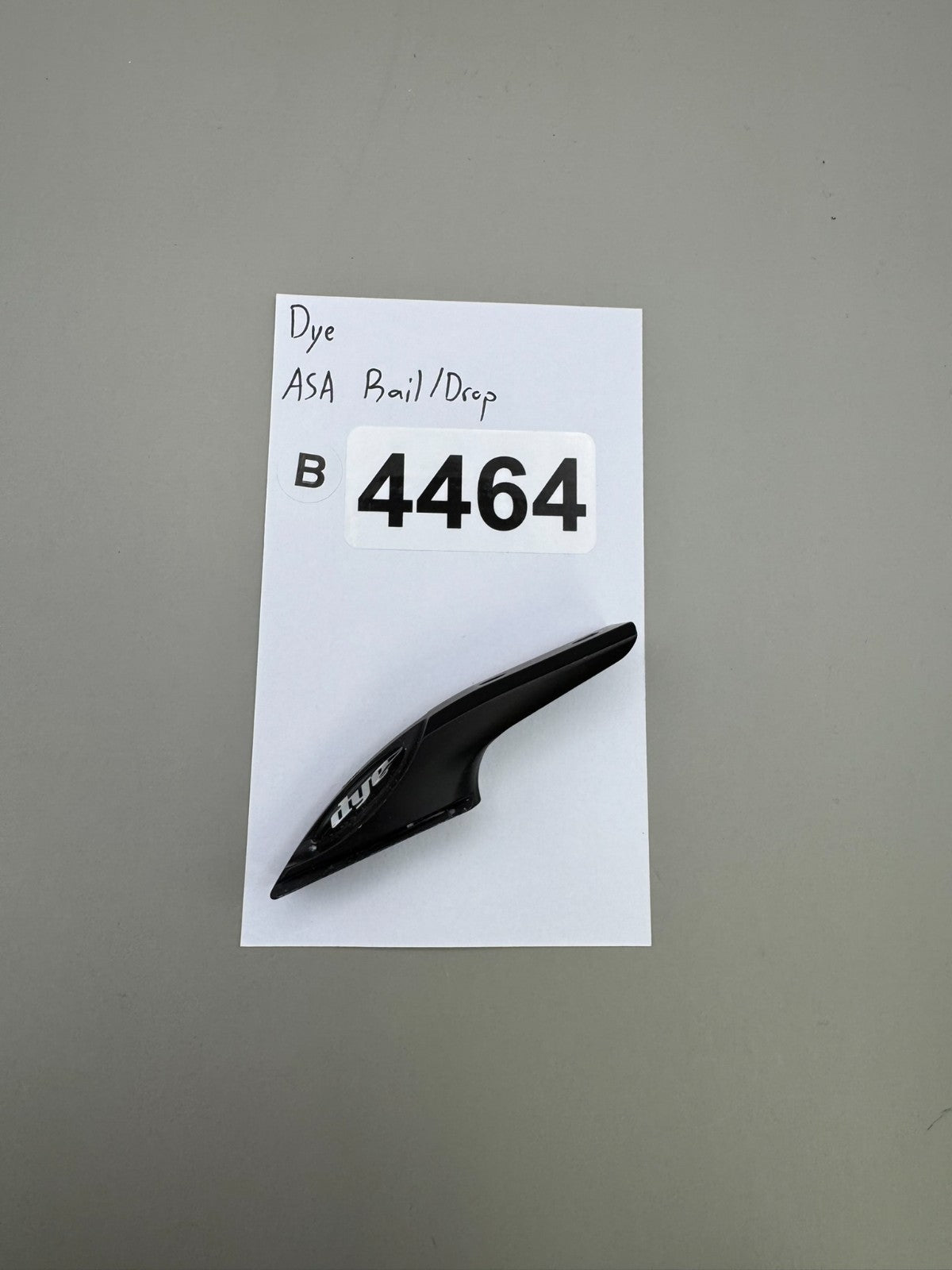 Dye ASA Rail/Drop-Black