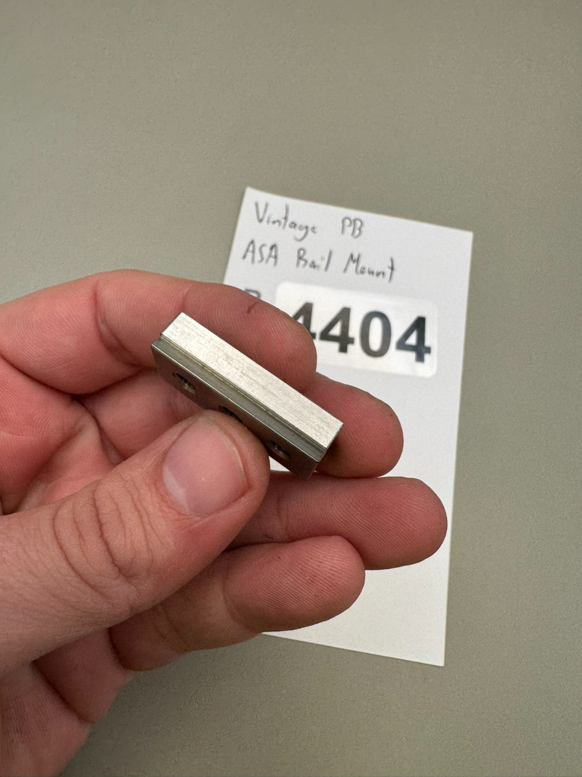 Vintage PB ASA Rail Mount-Silver