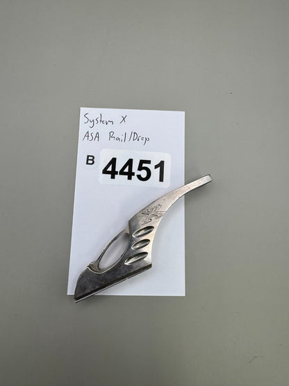 System X ASA Rail/Drop-Silver