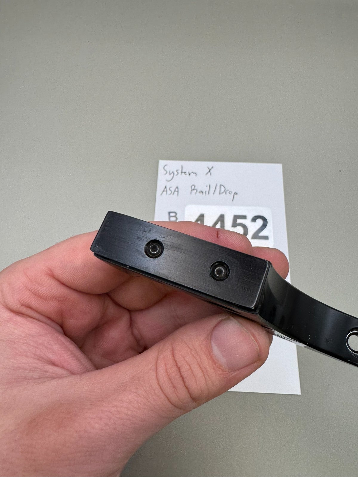 System X ASA Rail/Drop-Black