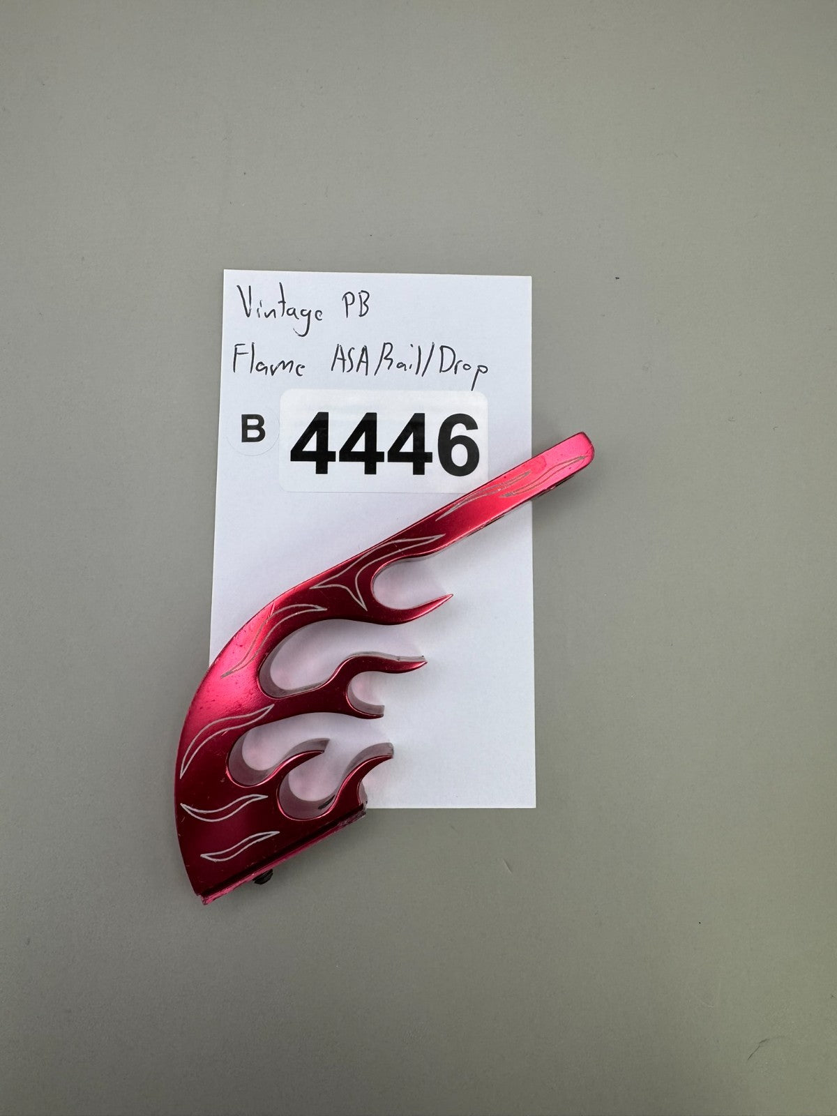 Vintage PB Flame ASA Rail/Drop-Red