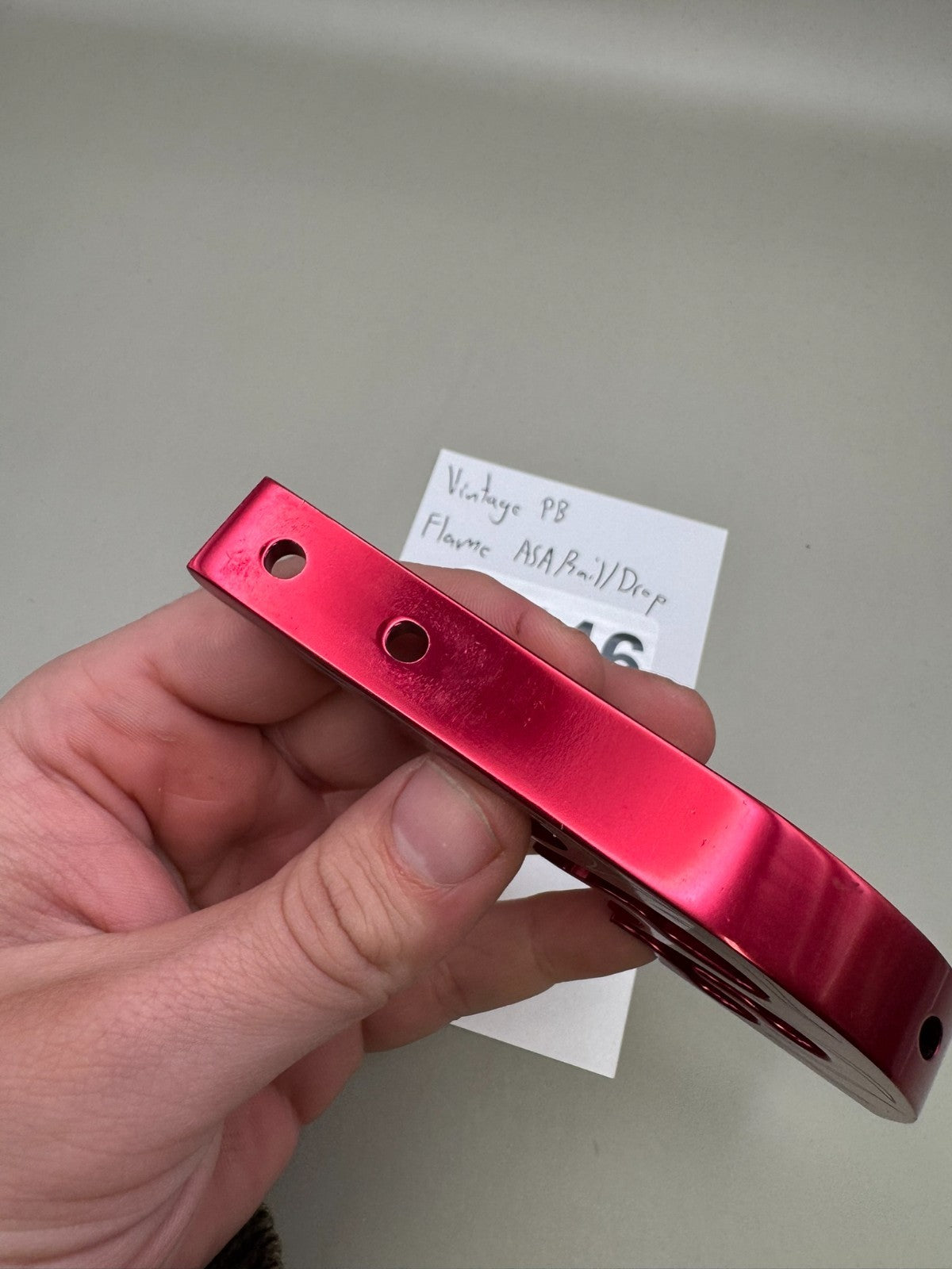 Vintage PB Flame ASA Rail/Drop-Red