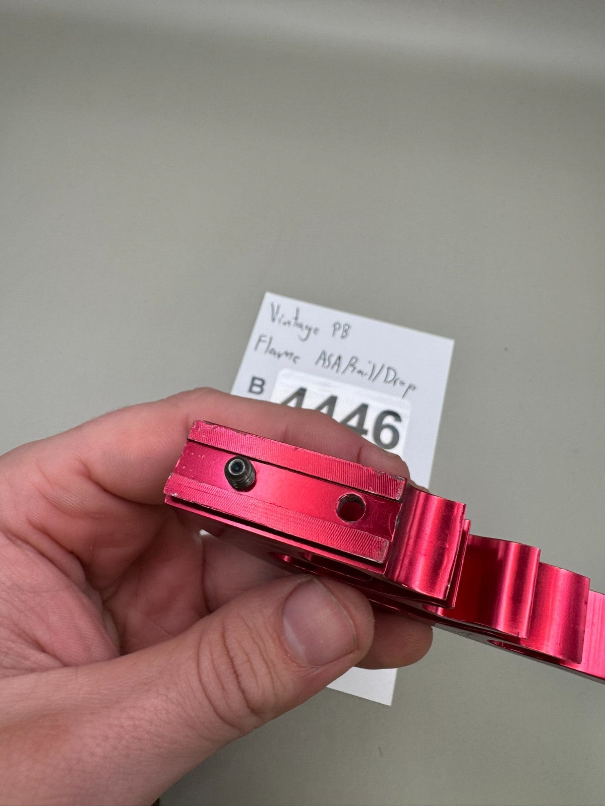 Vintage PB Flame ASA Rail/Drop-Red