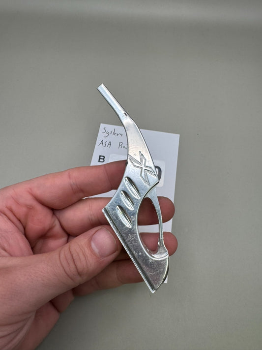 System X ASA Rail/Drop-Silver